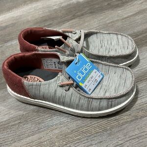 Hey Dude Kids Wally Funk Mono Slip on Casual Shoe NEW NWT
